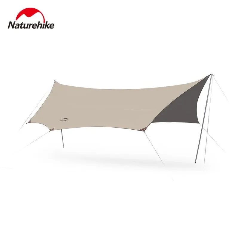 

Naturehike Glaciers Awning 12-18 Persons Tarp Shelter Canopy Camping Large Shade Vinyl Black 2.0 Coating Cloth UPF50+ Waterproof