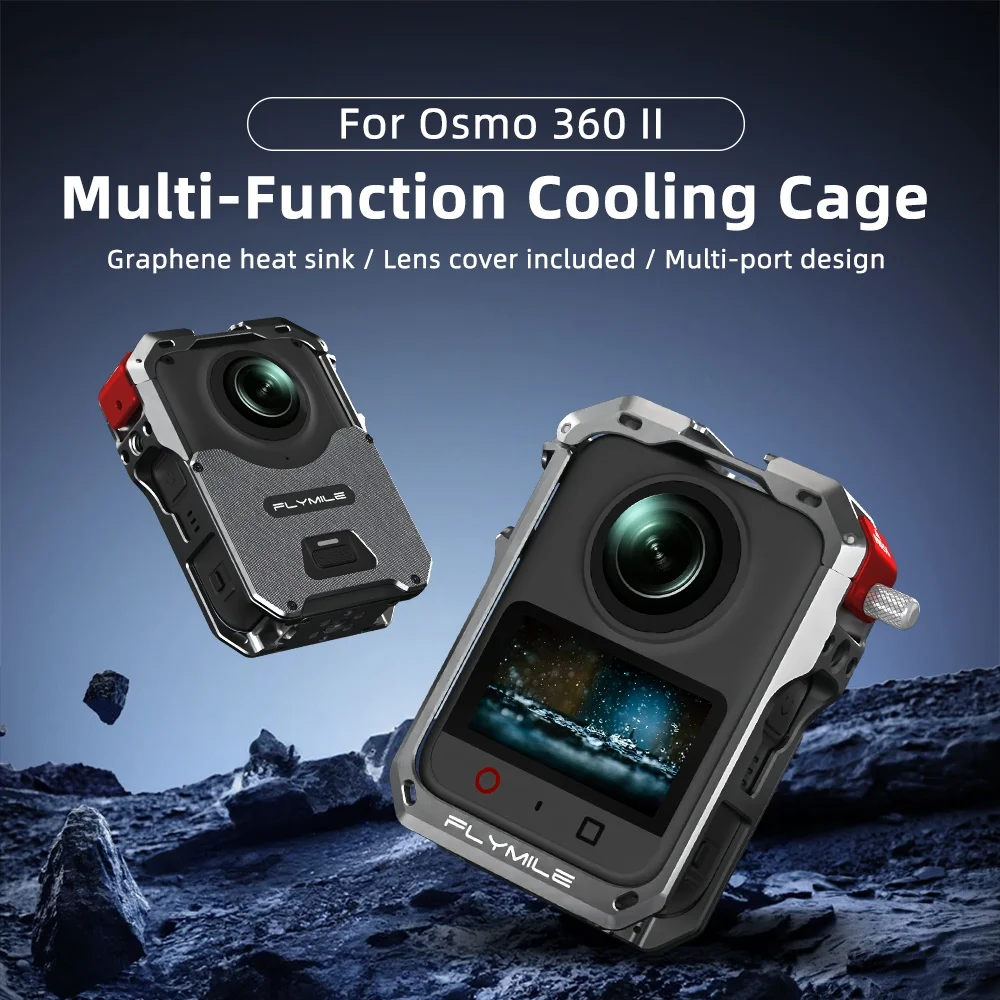 Aluminum alloy protective case suitable for DJI OSMO 360 II camera