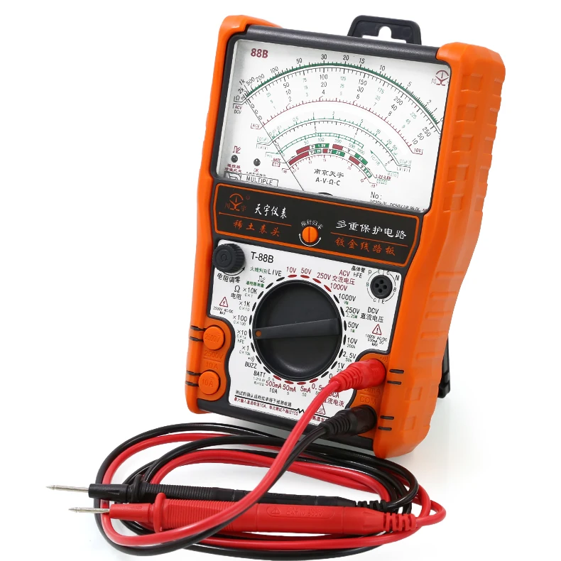 NJTY 88B Analoges Multimeter, mechanisch, hochpräziser Summer, Überlastschutz, universeller Tisch, interner Magnet – Detail 21