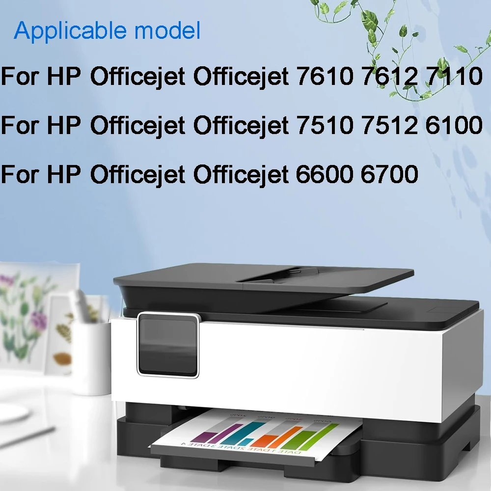 With Chip for HP 932XL 933XL Refillable Ink Cartridges for HP OfficeJet 7110 7610 6100 6600 6700 7110 7610 Printers with Chip