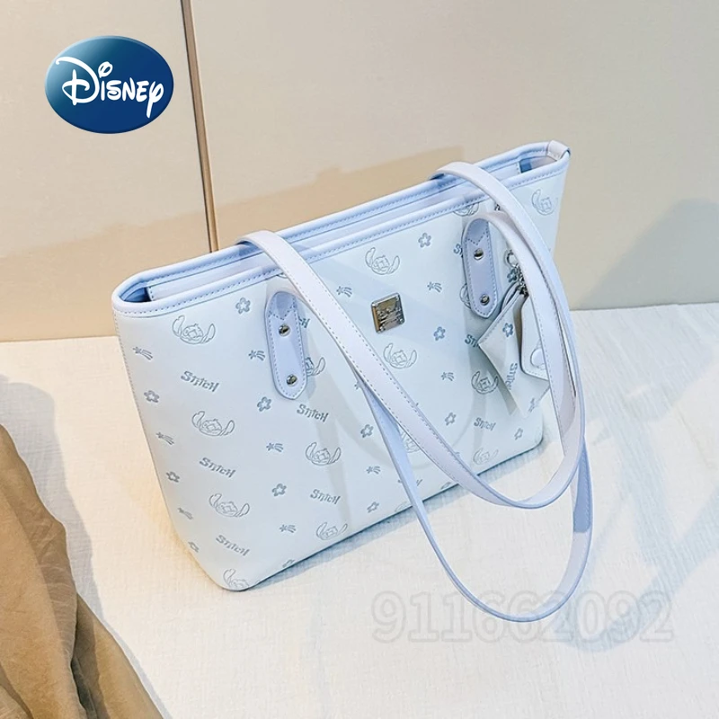 Disney Stitch New Women's Handbag Cartoon Fashion Women's Shoulder Bag Large Capacity High Quality Luxury Casual Women's Bag