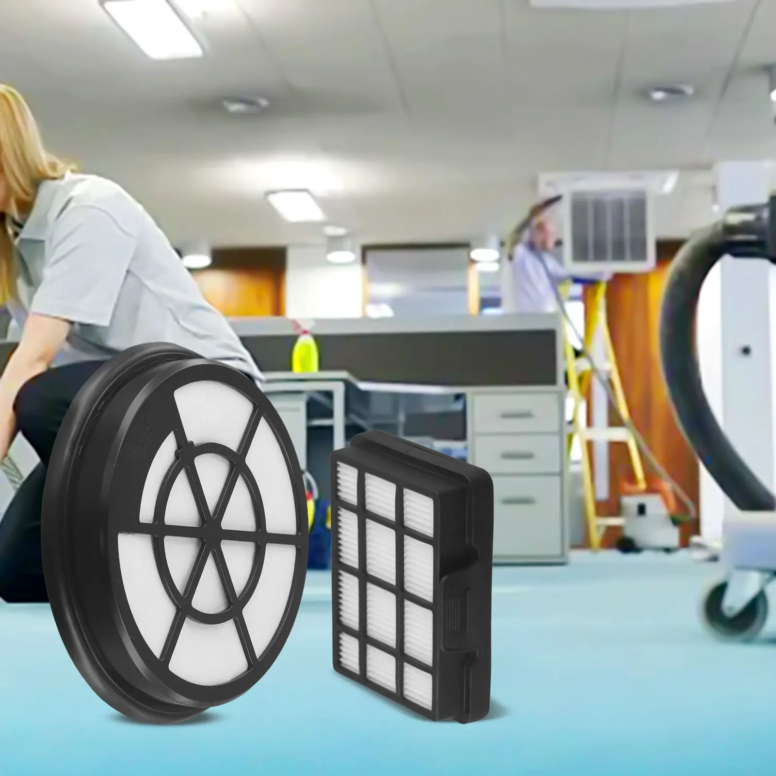 مجموعة فلاتر عادم حماية محرك المكنسة الكهربائية لبوش سيريز 2 VXBSGS05V2، قطع غيار سهلة لالتقاط الغبار الناعم