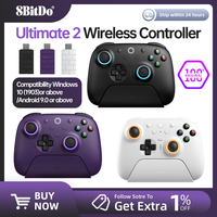 8BitDo Ultimate 2 Wireless 2.4G Gaming Controller with Charging Dock, TMR Joystick Bluetooth Gamepad for PC, Windows ,Android