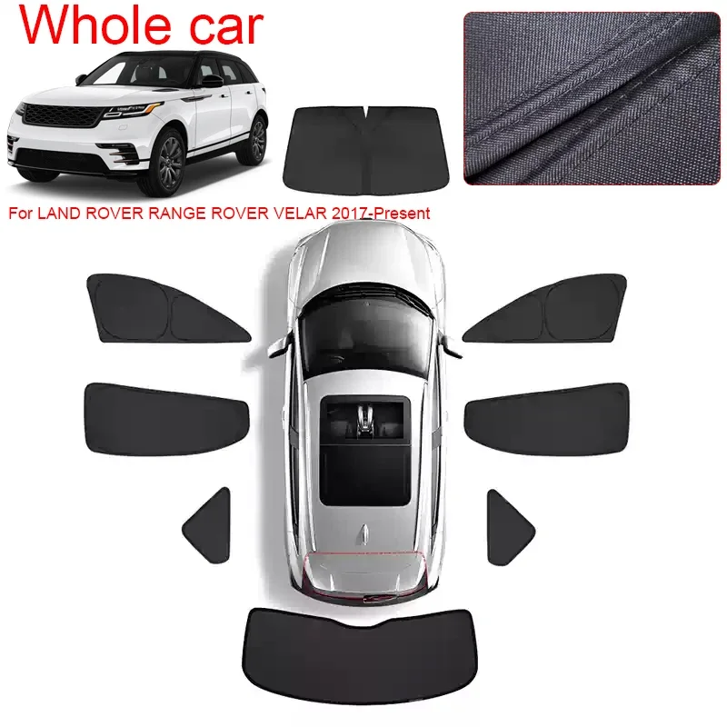 Premium Car-Specific Privacy Sunshade Curtain For LAND ROVER RANGE ROVER VELAR 2017-2026 Anti-UV Heat Insulation Protect Cover