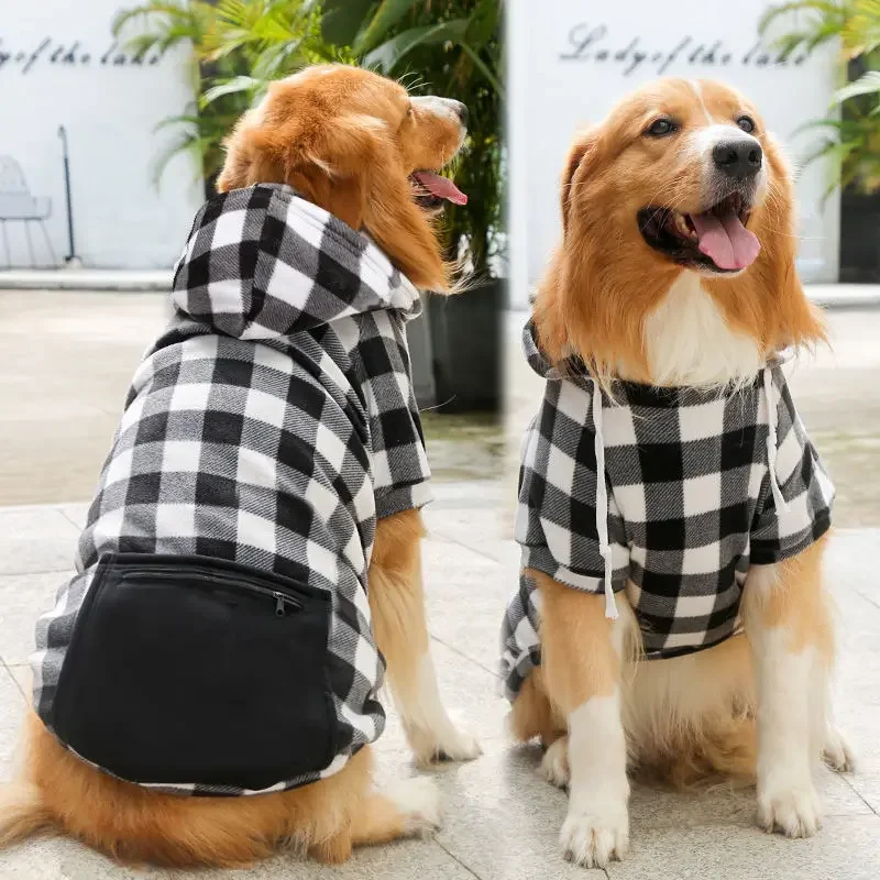 Autumn and Winter Dog Clothes dog Sport Hoodies Sweatshirts Warm Coat Clothing for Medium Large Dogs Big Dogs Pets Puppy Outfi