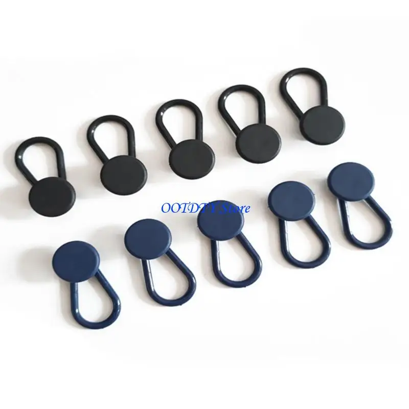 367A السراويل الخصر زر موسع 6/12 قطعة أزرار مرنة تمديدات للجينز السراويل الخصر تمديد للنساء الرجال #2