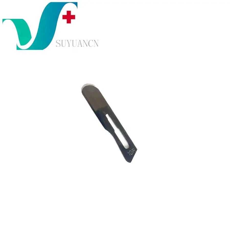 Sterilized Dermaplaning Stainless Steel Surgical 10r Blade With ABS Handle