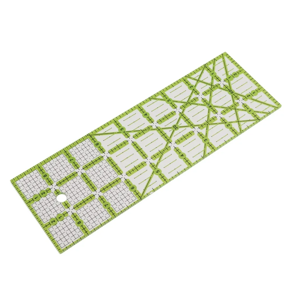 New Acrylic Quilting Ruler Grid Markings Angle Lines Sewing Ruler Transparent Patchwork Ruler Dressmaking