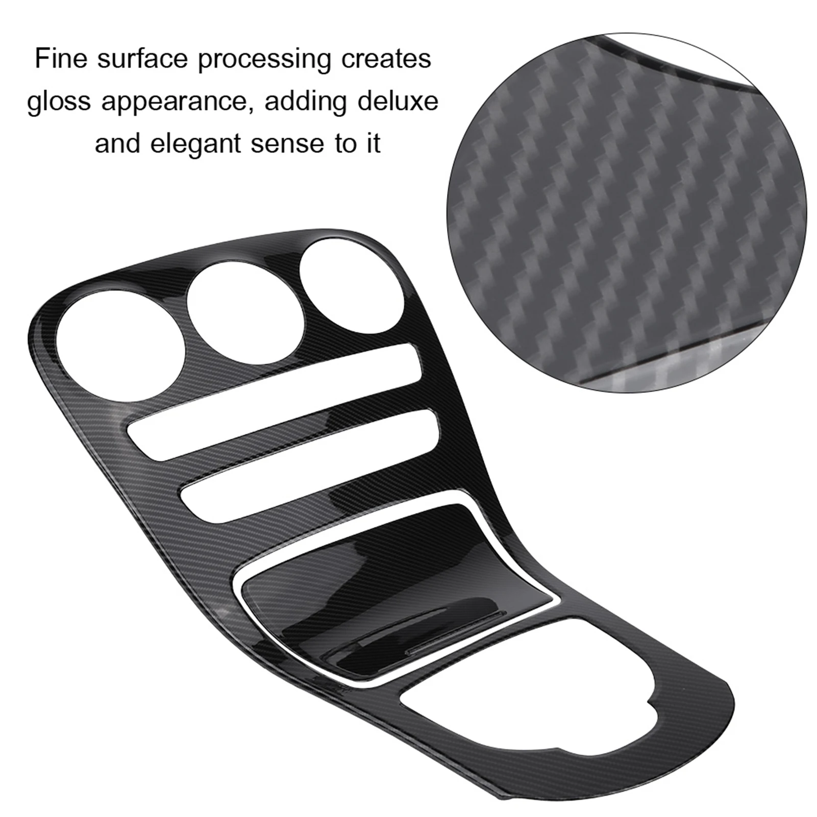 Rivestimento decorativo per pannello console centrale per Benz Classe C W205/GLC Classe W253 2015-2018