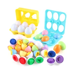 Kid best-seller Egg learning number riconoscimento del colore egg toy matching egg kids baby easter toys Educational early education toy