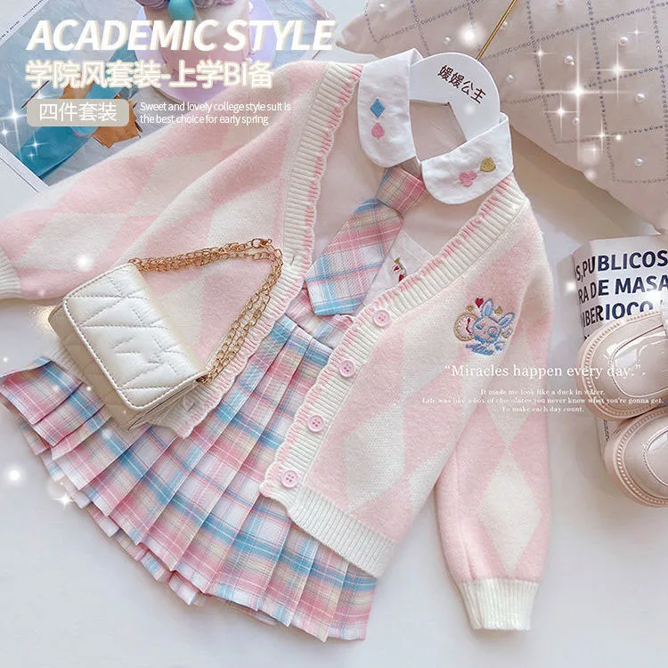 3Pcs Girls Cardigan… - image