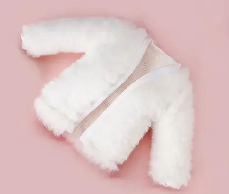 LX376 Modischer Plüschmantel, Kleidung, Geschenke für Ihre 1/6 Babi Xinyi Fr Fr2 Mizi Mengfan Puppen