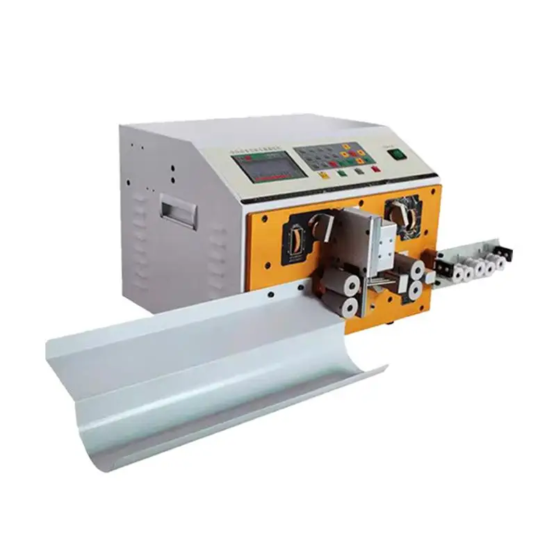 Computer automatic cutting line high temperature ironing braided cutting line machine, heating peeling machine