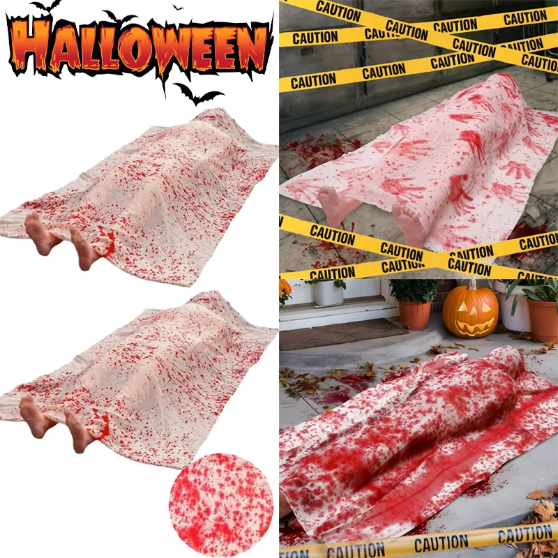 

Undead Zombie Victim Prop Realistic Halloween Outdoor Decoration for Haunted Attractions Extreme Horror Displays
