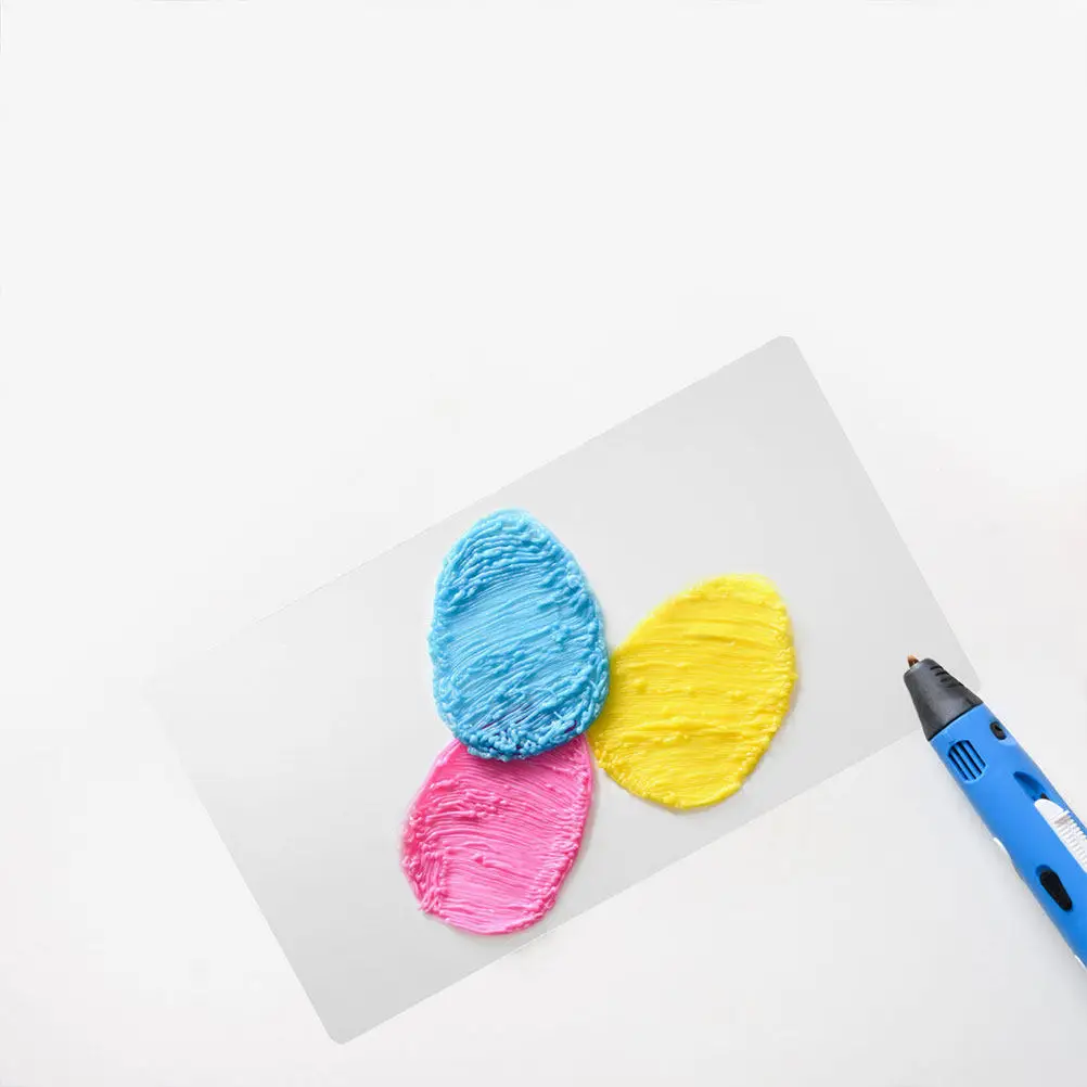 

10Pcs 3D Printing Pen Mat PVC Template Mat Transparent Drawing Board Suitable for 3D Pen Drawing Tool PVC Basic Template