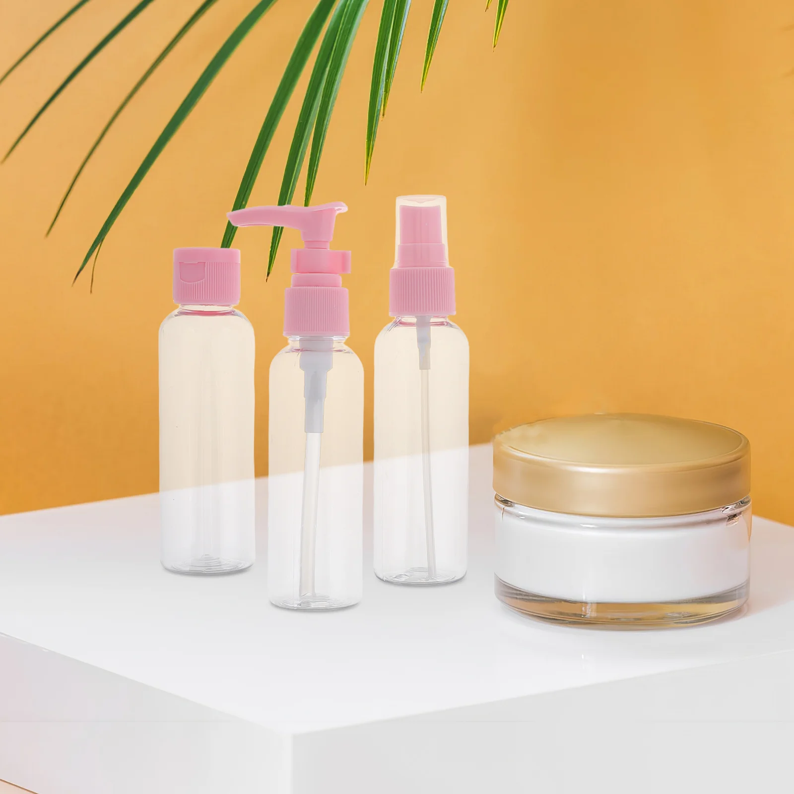 1Set Travel Bottles Mini Spray Bottles Refillable Portable Perfume Atomizer Containers for Skincare Makeup Hair Mist