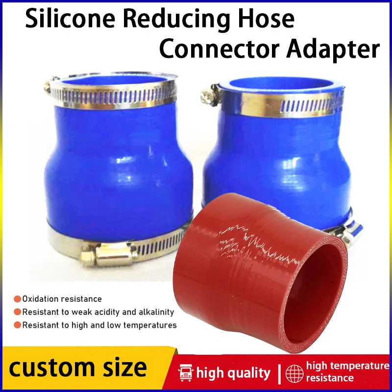 Straight Silicone Reducer Connector Hose L100mm ID16mm-150mm Universal Silicone Hose  Intercooler Turbo Intake Pipe Coolant Hose