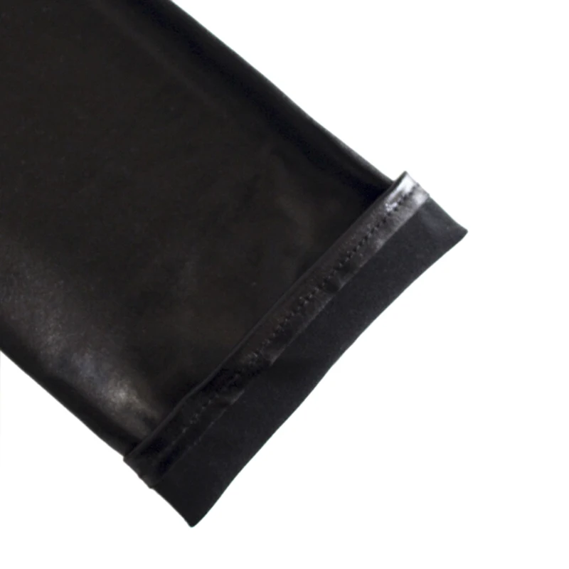 Schwarze enge Handschuhe Pole Dance Performance Handschuhe Show Punk Gothic Sexy Lackleder lange Handschuhe Cosplay Kleidung Zubehör