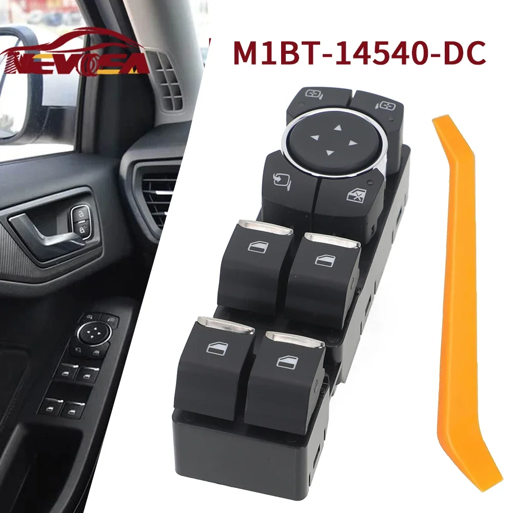 For Ford Focus 2019 2020 2021 Front Left Electric Power Window Control Switch Glass Regulator Button M1BT-14540-DC