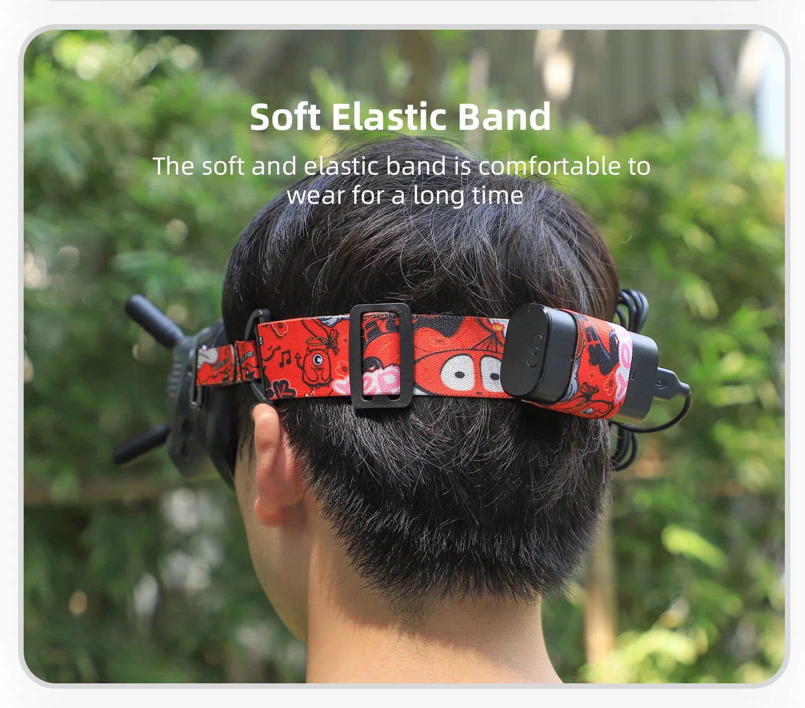 Colorful Headband Soft Elastic Head Strap Adjustable for DJI Avata Goggles 2/FPV Goggles V2 Glasses Accessories