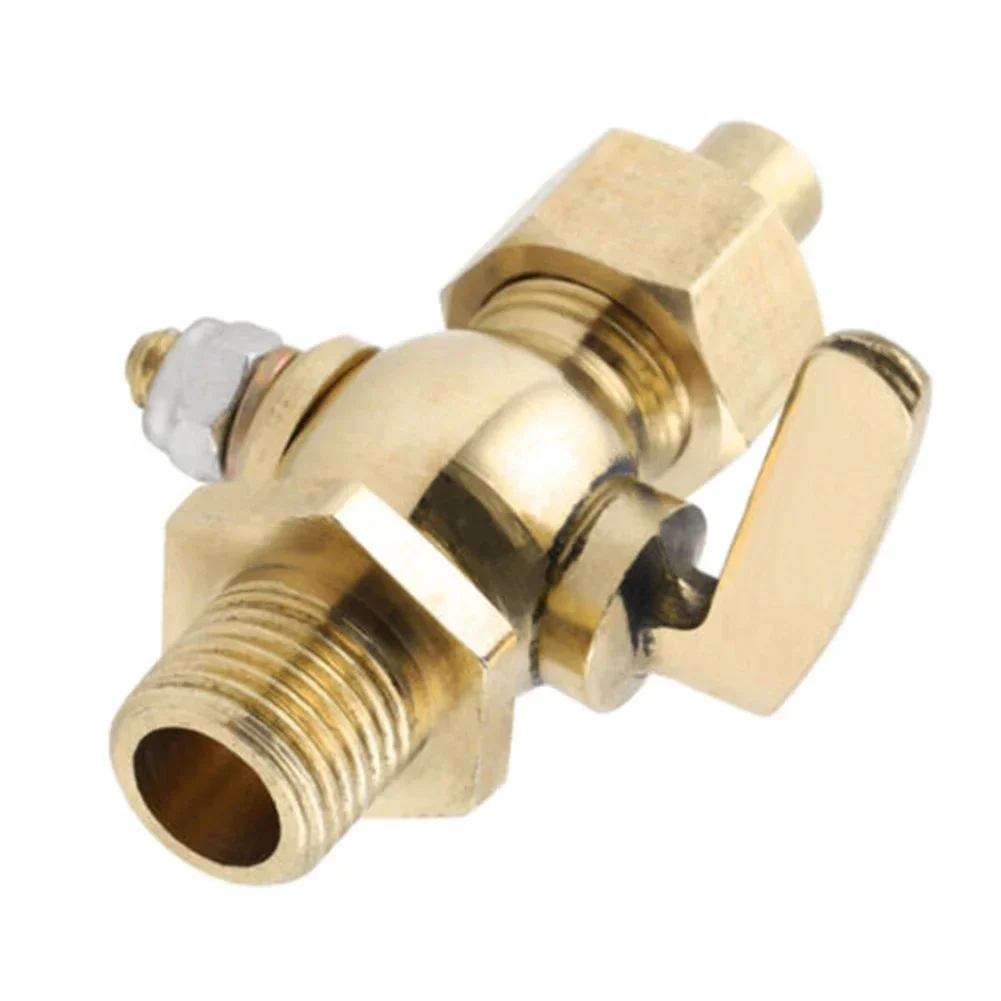 Motorcycle G1/4 Copper Valve Brass Petcock 1/8 Inch -1/4 Inch Fuel Tap Suitable For Vintage Motorcycle