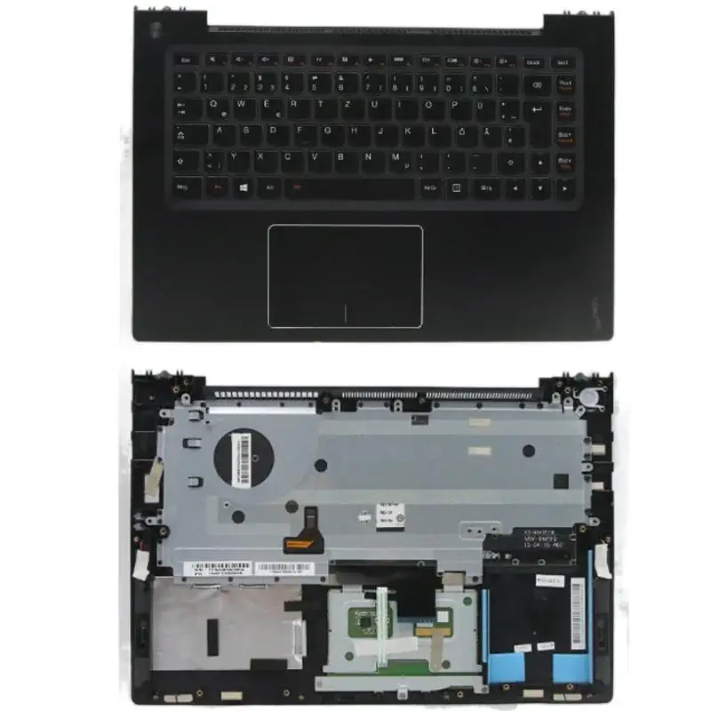 

New for Lenovo Laptop LZ9 Upper Case Black C-cover with keyboard W/KB(BL)-GER 90203160 ~
