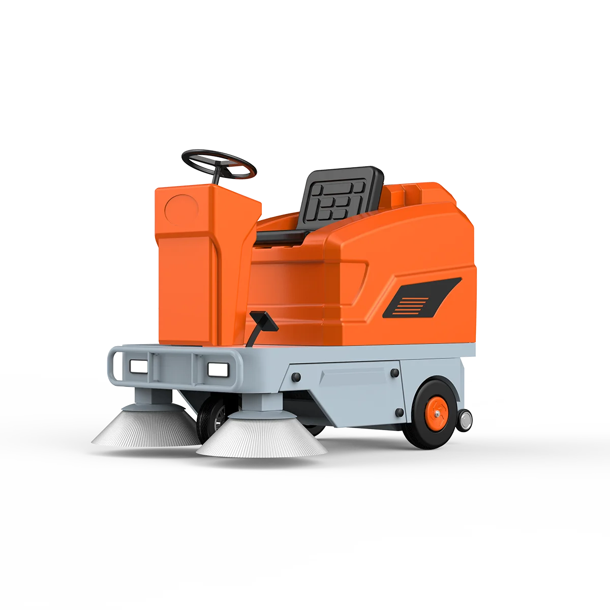 New Type Industrial Cleaning Equipment Semi Enclosed Sweeping Truck Garage Asphalt Road Factory Floor Sweeper