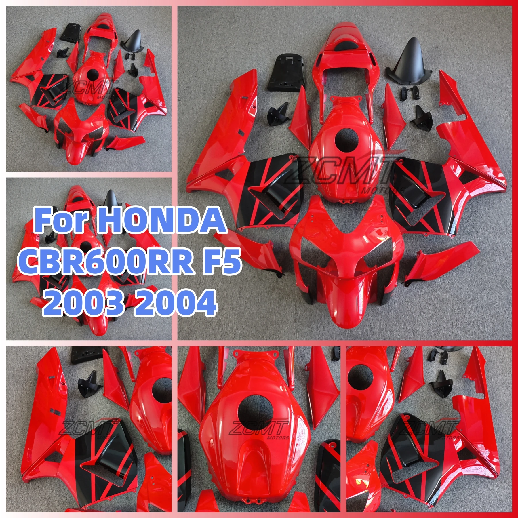 For HONDA CBR600RR CBR 600RR CBR 600 RR F5 2003 - 2004 Motorcycle Fairing Body Kit ABS Injection Molding