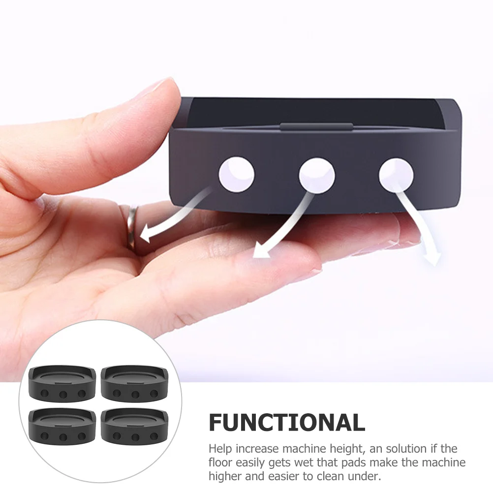 

4Pcs Washing Machine Leveling Pads Anti Vibration Feet Stabilizer Noise Reducing Furniture Riser Non Slip Mat Mat for Table