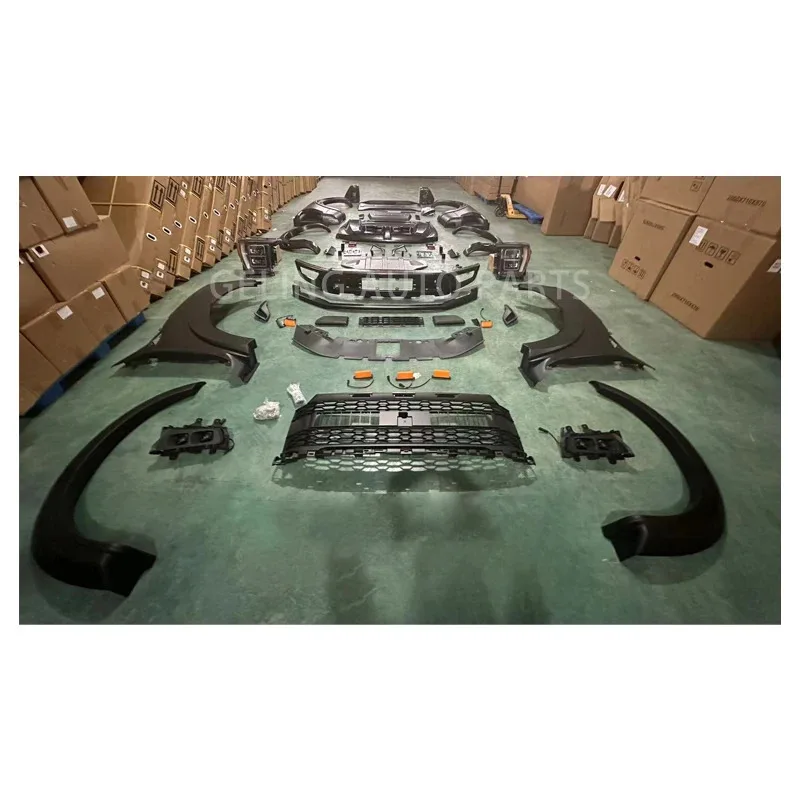 

NewestGELING New Val Facelift Upgr Body Kit For Ranger 2012 2016 T6 T7 T8 T9 Change To F150 Raptor 2022 Kit