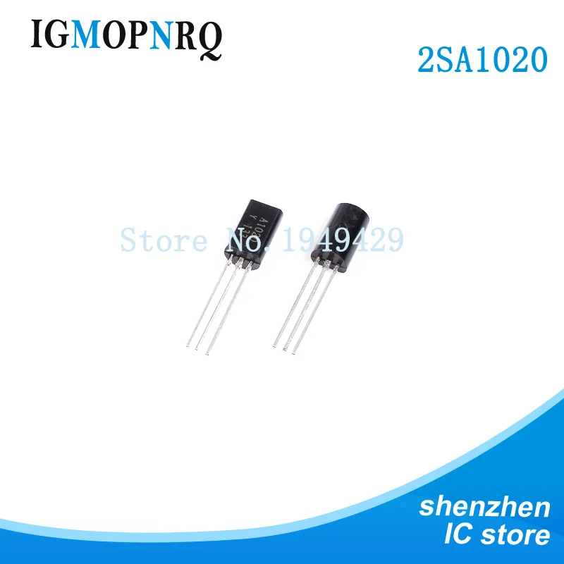 50PCS 2SA1020 TO-92 A1020 1020 Bipolar junction transistor (BJT) 1W High Current PNP New