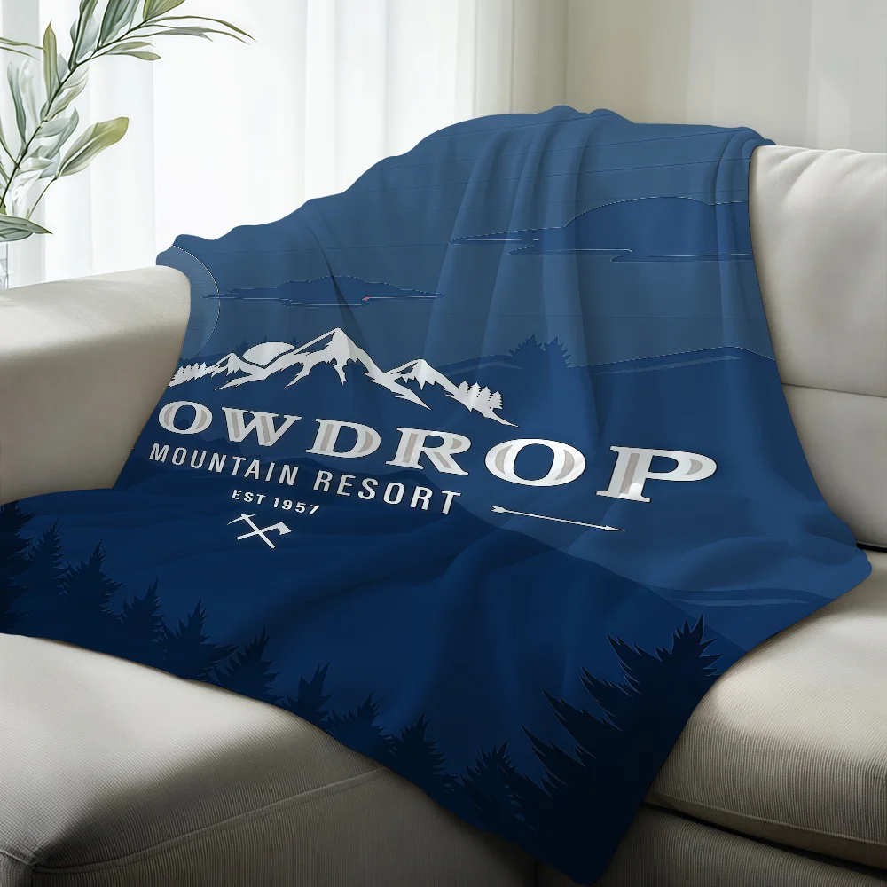 S-Snow Japanese P-Peak Blanket Suitable For Sofas Beds Offices Cars Outdoor Travel An Ideal Gift For Friends Family