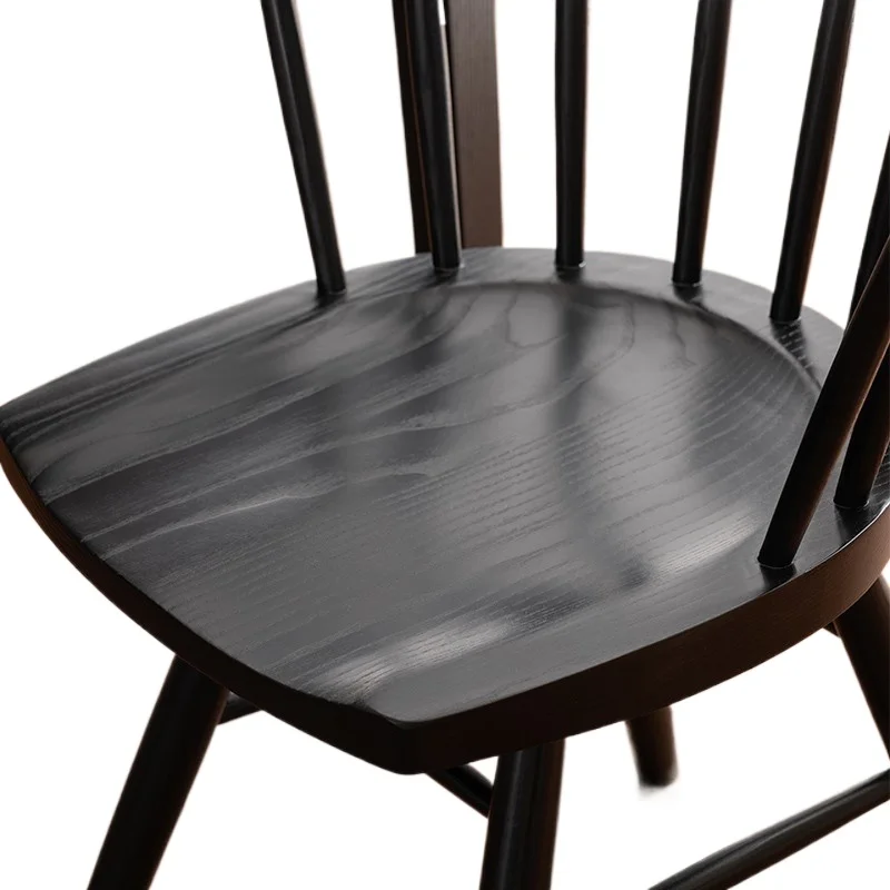 

Simple ash solid wood dining chair household back chair book table chair light luxury leisure