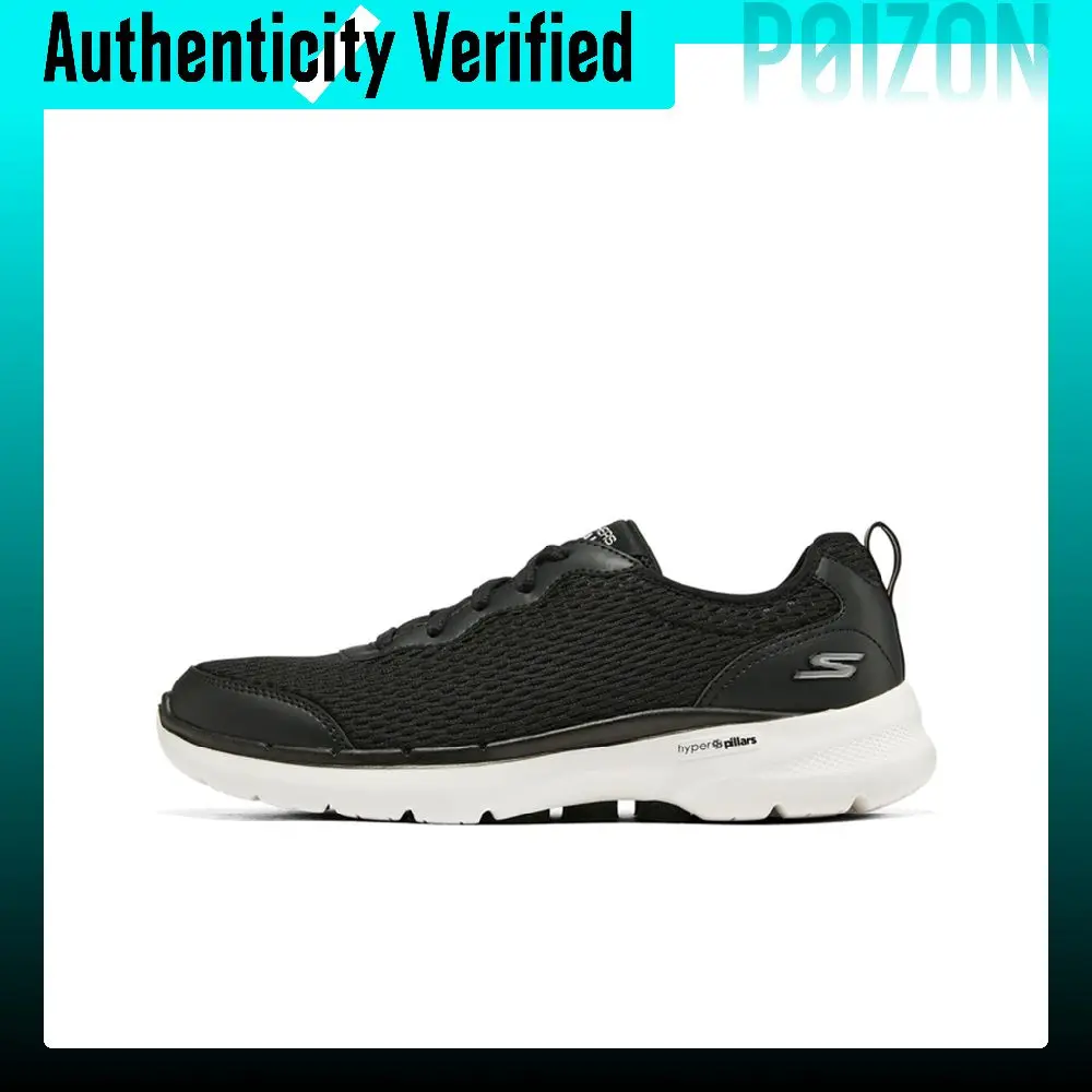 Skechers Go Walk 6 Walking Shoes Women's Low-top Black/White 124531-BKW