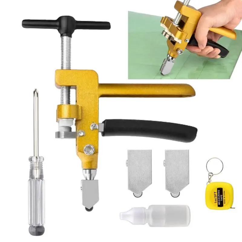 

Glass Cutters Tools Ceramic Tile Cutter 2 In 1 Versatility Handheld Tile Cutter And Pliers Tile Breaker Manual Tile Cutter For