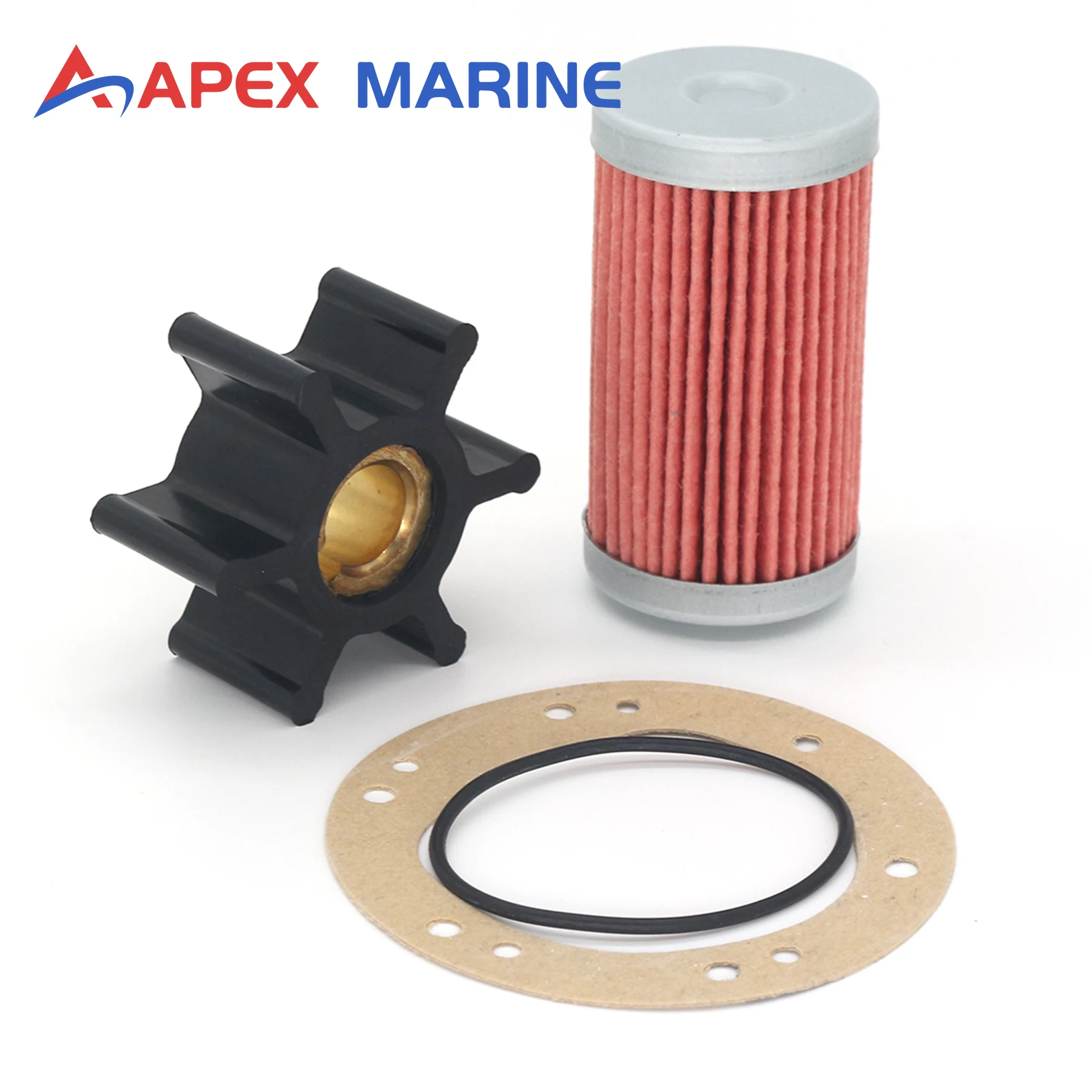 

18-8950 18-79960 Fits Yanmar Flexible Impeller Kit Fuel Filter Boat Engine Cooling System Parts Replace Sierra Mallory 9-45803