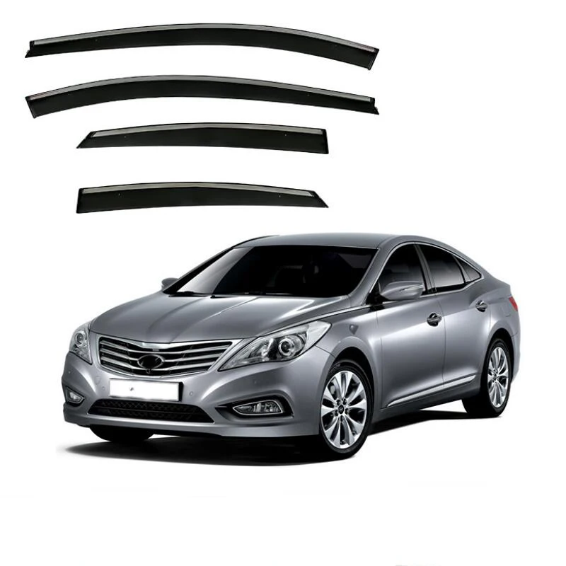 Window Visor Side Window Deflector Rain Guard Visor For Hyundai Grandeur HG Azera 2011 2012 2013 2014 2015 2016 2017 2018 -2021