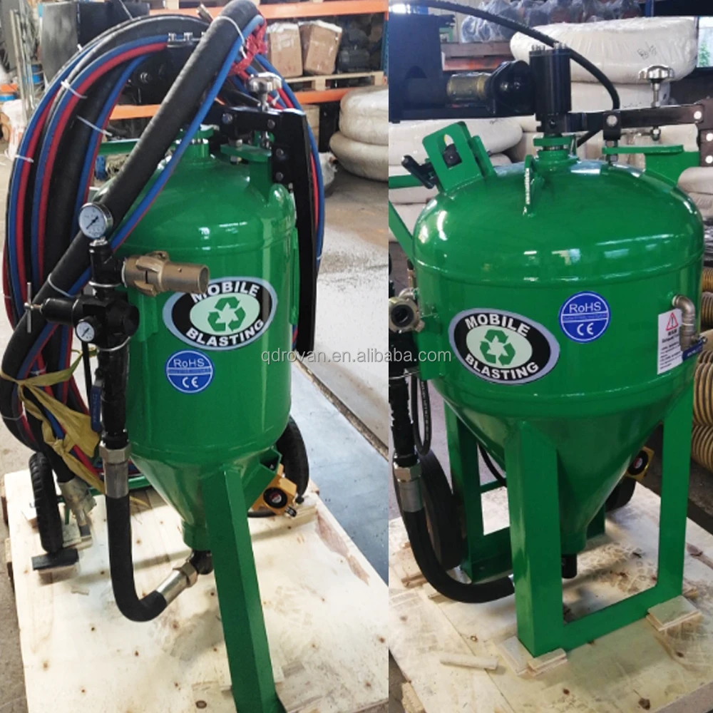 Mesin Blaster Tanpa Debu Mobile DB225/Mesin Sandblasting Digunakan untuk Menghilangkan Karat