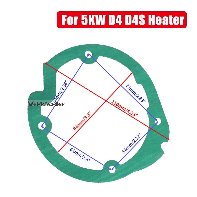 1/5/10pcs/lot 2KW 5KW Camping Truck Cab Diesel Heater Blower Fan Motor Gaskets For Eberspacher Airtronic D2/D4/D4S