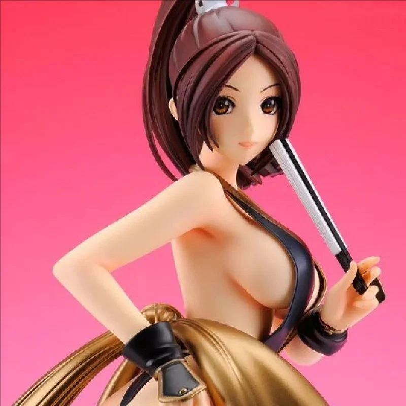Mai shiranui 24cm anime figura de ação modelo na moda estátua gk para decoração de mesa de cena item de presente quente exclusivo