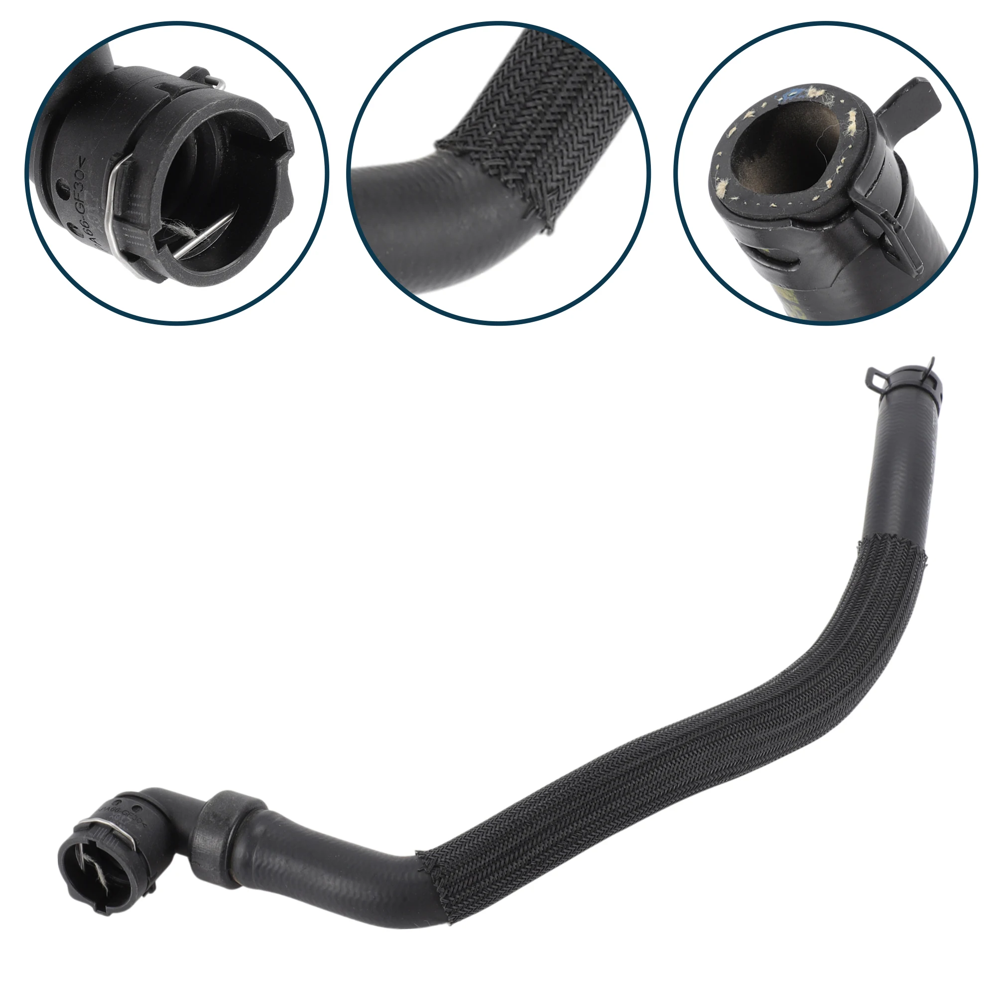 

UXCELL Шланг радиатора, шланг нагревателя No 84129609 для Chevrolet Equinox 2017-2019, резиновая выходная труба теплого воздуха, черный, 1 шт.