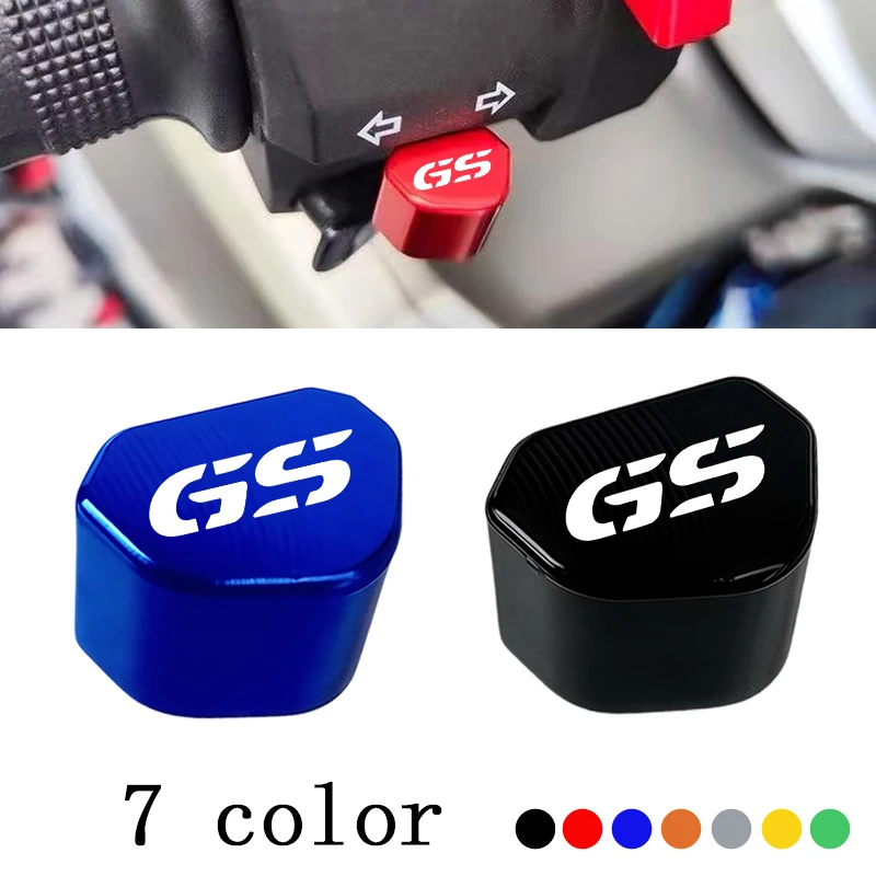 ل BMW GS1250 GS1200 GS1100 GS850 ADV R 850 1150 1200 1250 GS مغامرة دراجة نارية زر بدوره إشارة التبديل غطاء مفتاح