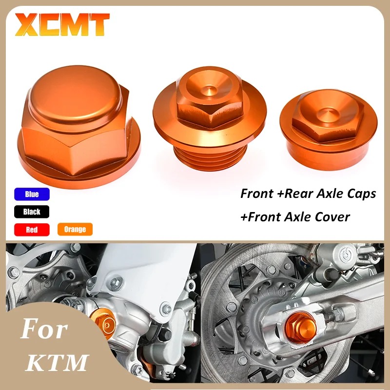 Per KTM EXC SX XC tappi a vite ruota anteriore posteriore e coperchio moto SXF XCF EXCF XCW 125 200 250 300 350 400 450 500 2016-2022