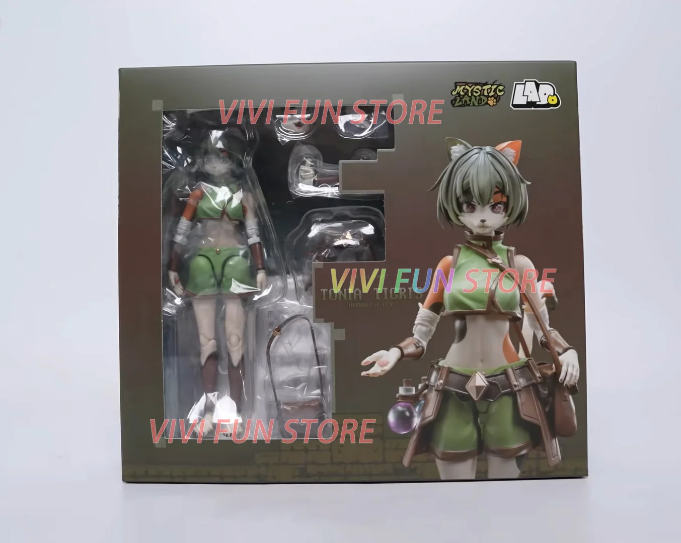 In Stock LADoTOYS ERA-002 TONIA TIGRIS HERBAL IST Ver. Model Toys Collectible 1/12 Cat Beautiful Girl MYSTIC LAND Furry Fandom - view 5