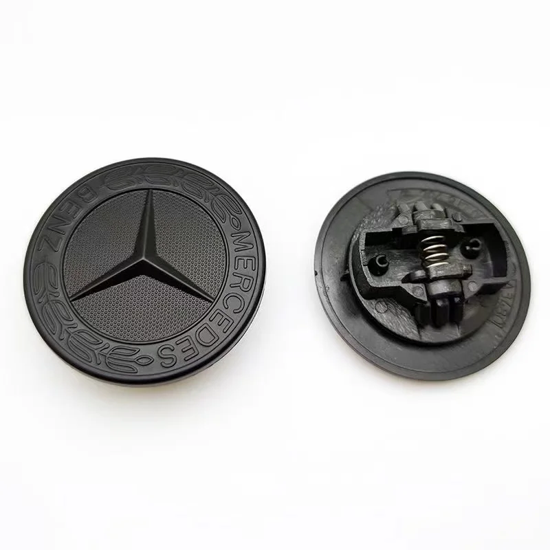 57mm Star Flat Hood Bonnet Logo Emblem Badge For Mercedes Benz W204 W124 W201 W202 W212 W220 W205 automobile Accessorie