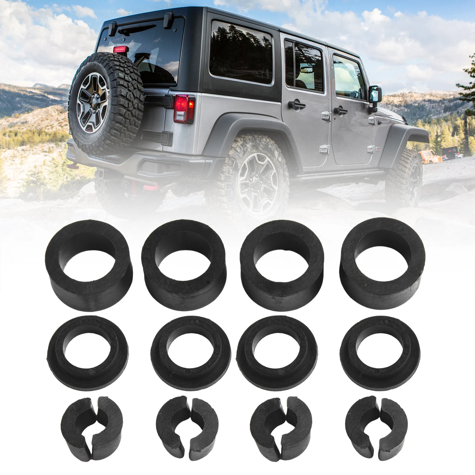 Front Seat Support Bushings With Wobbly Loose Seat Fix For Jeep TJ LJ 1998-2006 Support Bushings Seat Bushings