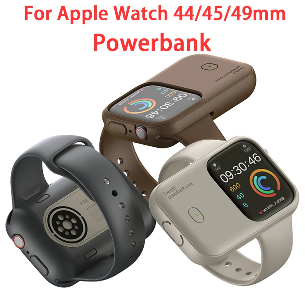 

Беспроводное зарядное устройство для Apple Watch Ultra 2 49 мм, 1200 мАч, внешний аккумулятор для iWatch 9 8 7 6 5 4 SE, портативная магнитная зарядка