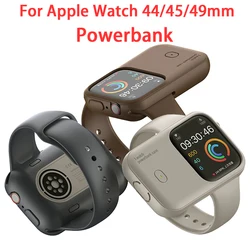 Wireless Charger For Apple Watch Ultra 2 49mm 1200mAh Power Bank For iWatch 9 8 7 6 5 4 SE Ultra Portable Magnetic Charging