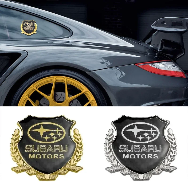 

Наклейка с эмблемой на окно автомобиля из углеродного волокна, значок на задний багажник для Subaru STI Forester XV Outback Legacy Levorg BRZ Crosstrek Impreza