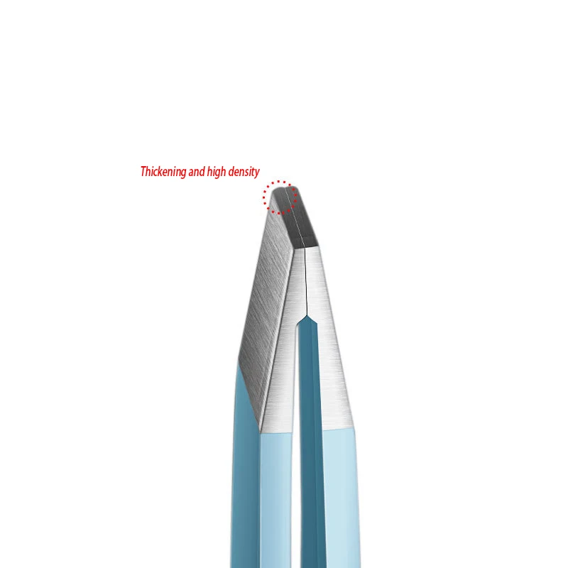 Stainless Steel Slanted Eye Brow Clips Removal Makeup Tools Eyebrow Tweezer Colorful Hair Beauty Fine Hairs Puller